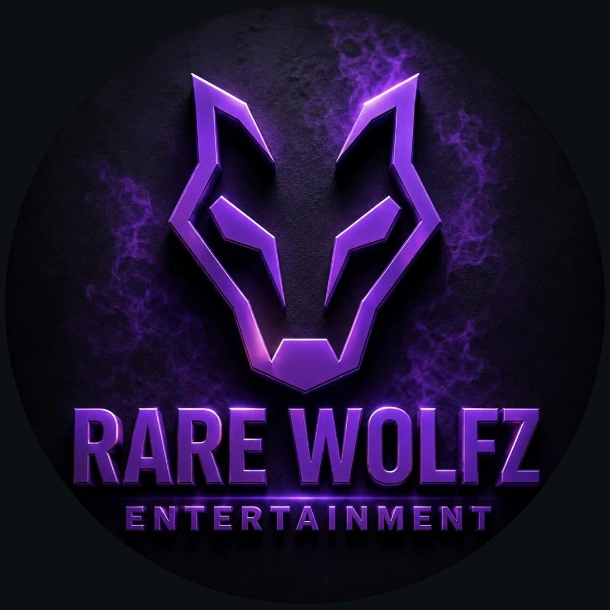 Rare Wolfz new purple wolf logo